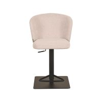 Label51 Wave barkruk verstelbaar 85-110 cm stof - naturel