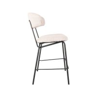 Label51 Zack barkruk 53x57x95cm bouclé naturel