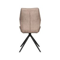 Label51 Comfy eetkamerstoel micro suede - taupe