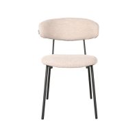 Label51 Zack eetkamerstoel bouclé naturel