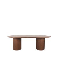 Oliva eettafel eiken 240x120x75 cm - walnoot