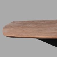 Zane eettafel 220x100x76 cm - espressso mangohout