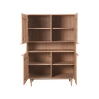 Jule wandkast 110x49x158 cm - naturel