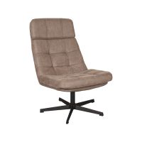 Label51 Alvar fauteuil micro suede - taupe