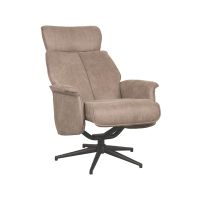 Label51 Verdal fauteuil micro suede - taupe