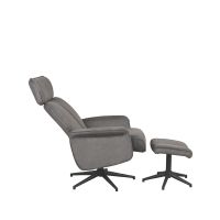 Verdal fauteuil cosmo + hocker - antraciet