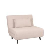 Single slaapbank bouclé