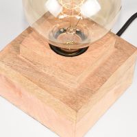 Label51 Block tafellamp mangohout 11 cm naturel