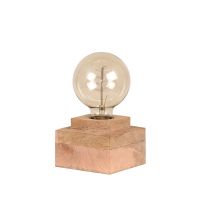 Label51 Block tafellamp mangohout 11 cm naturel