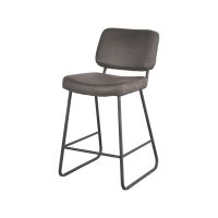 Label51 Noah barkruk micro suède 65 cm