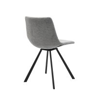 Ronan eetkamerstoel stof - lichtgrijs