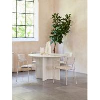 Nordic Home Perry eettafel Ø110 cm - greige