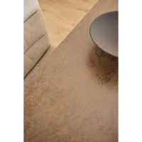 Olin draaistoel | zwart metaal onderstel | stof Alea - beige