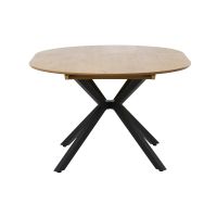 Lenard eettafel rond Ø120-160 cm - naturel