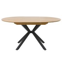 Lenard eettafel rond Ø120-160 cm - naturel
