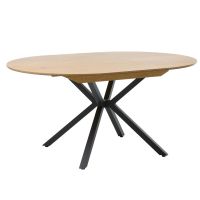 Lenard eettafel rond Ø120-160 cm - naturel