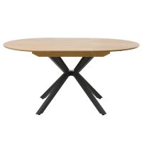 Marcie uitschuifbare eettafel Ø120-170 cm - naturel