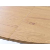 Marcie uitschuifbare eettafel Ø120-170 cm - naturel