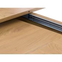 Marcie uitschuifbare eettafel Ø120-170 cm - naturel