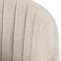 Eira armstoel | goud metaal onderstel | stof Basel - beige