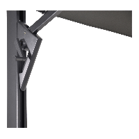 Zweefparasol Taurus 3x3mtr - grijs