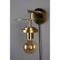 Dutchbone Adan wandlamp - messing