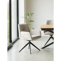 Nordic Home Roxanne draaibare eetkamerstoel