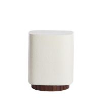 Seddon bijzettafel 37x34x45 cm - crème+bruin