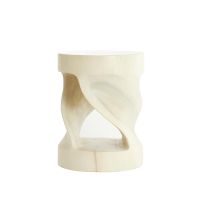 Lovago bijzettafel ø35 cm hout - licht naturel