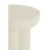 Mizuho bijzettafel Ø50x47 cm - crème