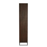 Lilian wandkast half open 75x40x200 cm hout - bruin