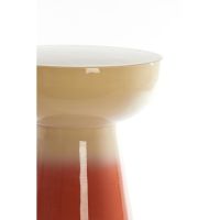 Rovini bijzettafel ø35x40,5 cm - crème+donker oranje