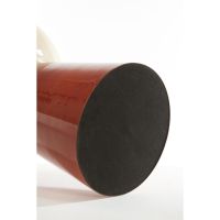 Rovini bijzettafel ø35x40,5 cm - crème+donker oranje