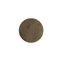 Ocana bijzettafel ø45x50 cm hout - bruin+mat beige