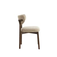 Light & Living Trosa eetkamerstoel hout - bruin+crème