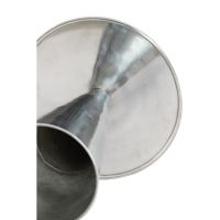 Leova bijzettafel ø39x51 cm - nikkel