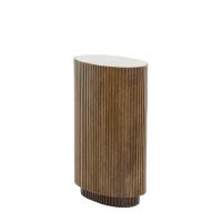 Dumosi zuil 50x30x80 cm hout - donkerbruin