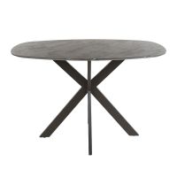 Fraaai Karla bartafel kruisframe deens ovaal - zwart/bruin