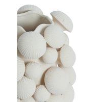 Plentzia vaas deco Ø33,5x46 cm - mat crème