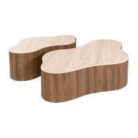 Fraaai Santana salontafel set van 2 groot