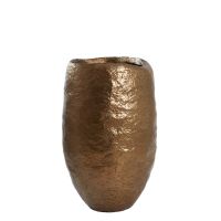 Tingri vaas deco Ø59x90 cm - antiek brons