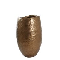 Tingri vaas deco Ø59x90 cm - antiek brons