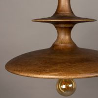 Cath hanglamp S - walnoot