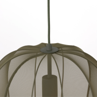 Plumeria hanglamp Ø34x40 cm donkergroen