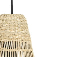 Latika hanglamp Ø20x52 cm naturel van het woonmerk Light&Living