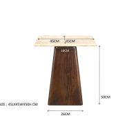 Valentino vierkante salontafels - set van 2 van het woonmerk Livingfurn