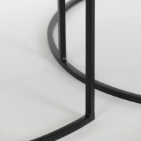 Primo salontafel set van 2 antiek brons/mat zwart van het woonmerk Light&Living