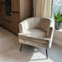 Norah fauteuil velvet