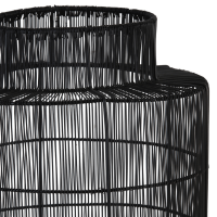 Gruaro vloerlamp mat zwart 150 cm van het woonmerk Light & Living