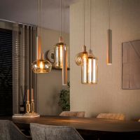 Fraaai Rodolfo hanglamp 4+3-lichts - beige